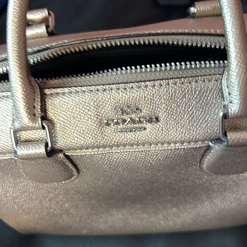 Coach MINI BENNETT SATCHEL (F39706) GOLD - Picture 9 of 11